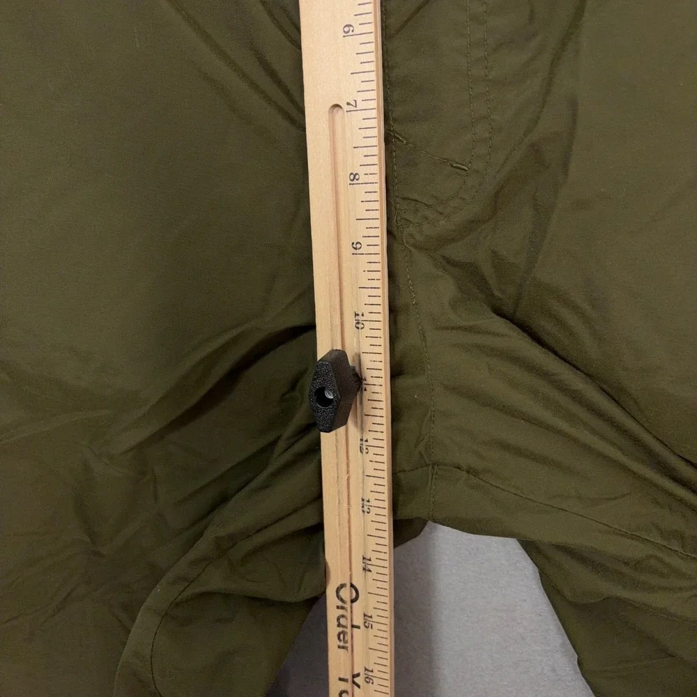Nike Cargo Pants Mens Large Green Nylon Track Windbreaker Gorpcore Streetwear